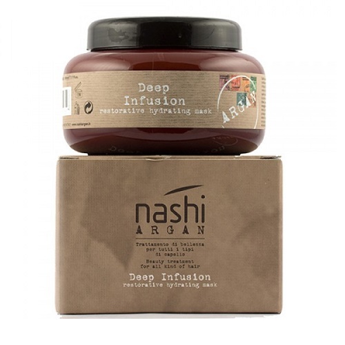 [Kem ủ ] Dầu hấp phục hồi tóc nát Nashi Argan 500ml siêu mềm mượt