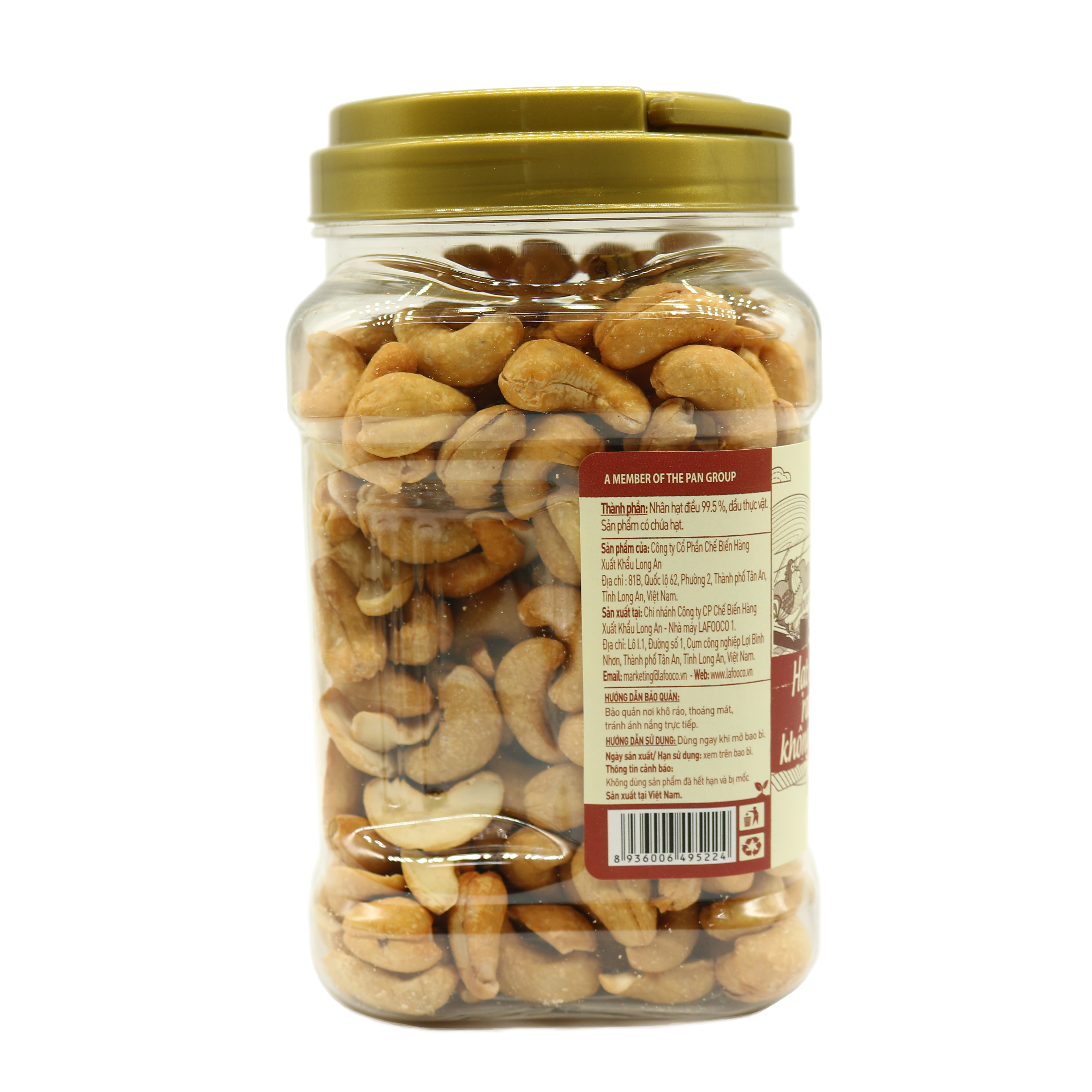 Hạt Điều Rang Không Muối LAFOOCO 450g