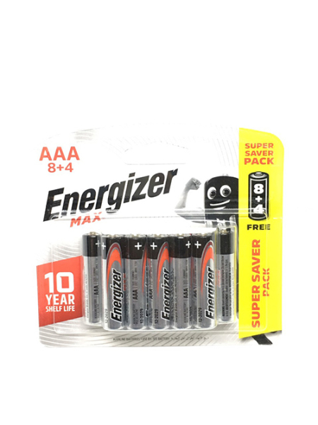 Bảng giá Pin đũa AAA Energizer max vỉ 12 viên