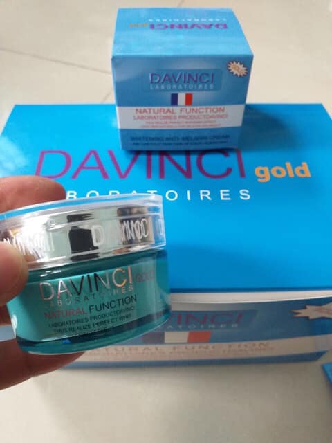 KEM MỜ NÁM TRẮNG DA GIẢM MỤN  DAVINCI XANH