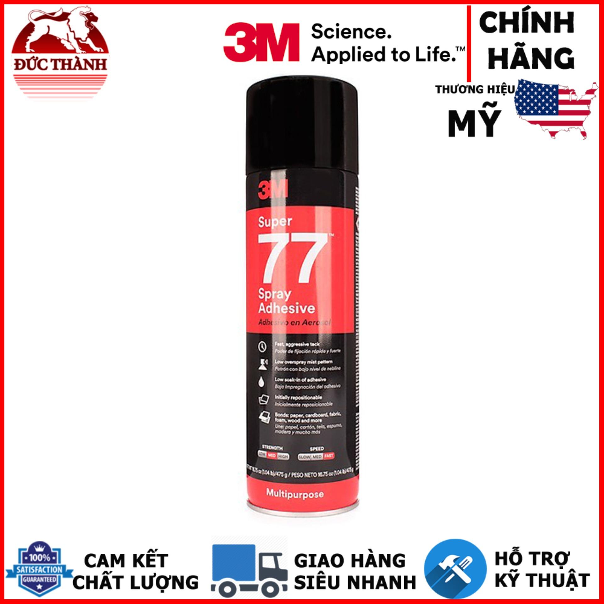 3m Super 77 Multi-Purpose Spray Adhesive 375g