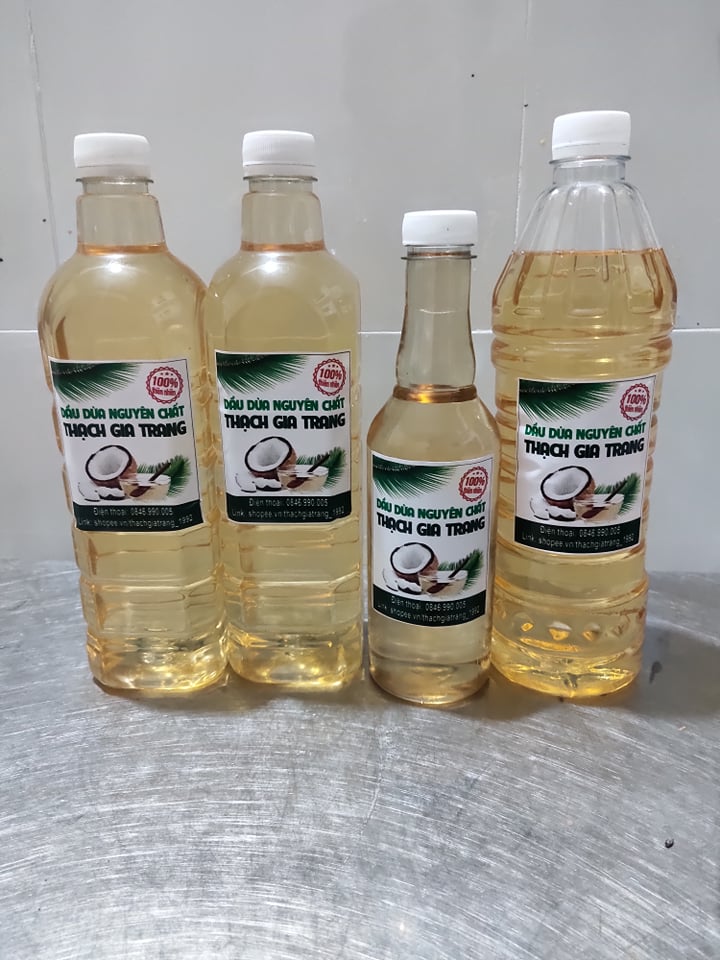 Combo 12ll dầu dừa nguyên chất 100%