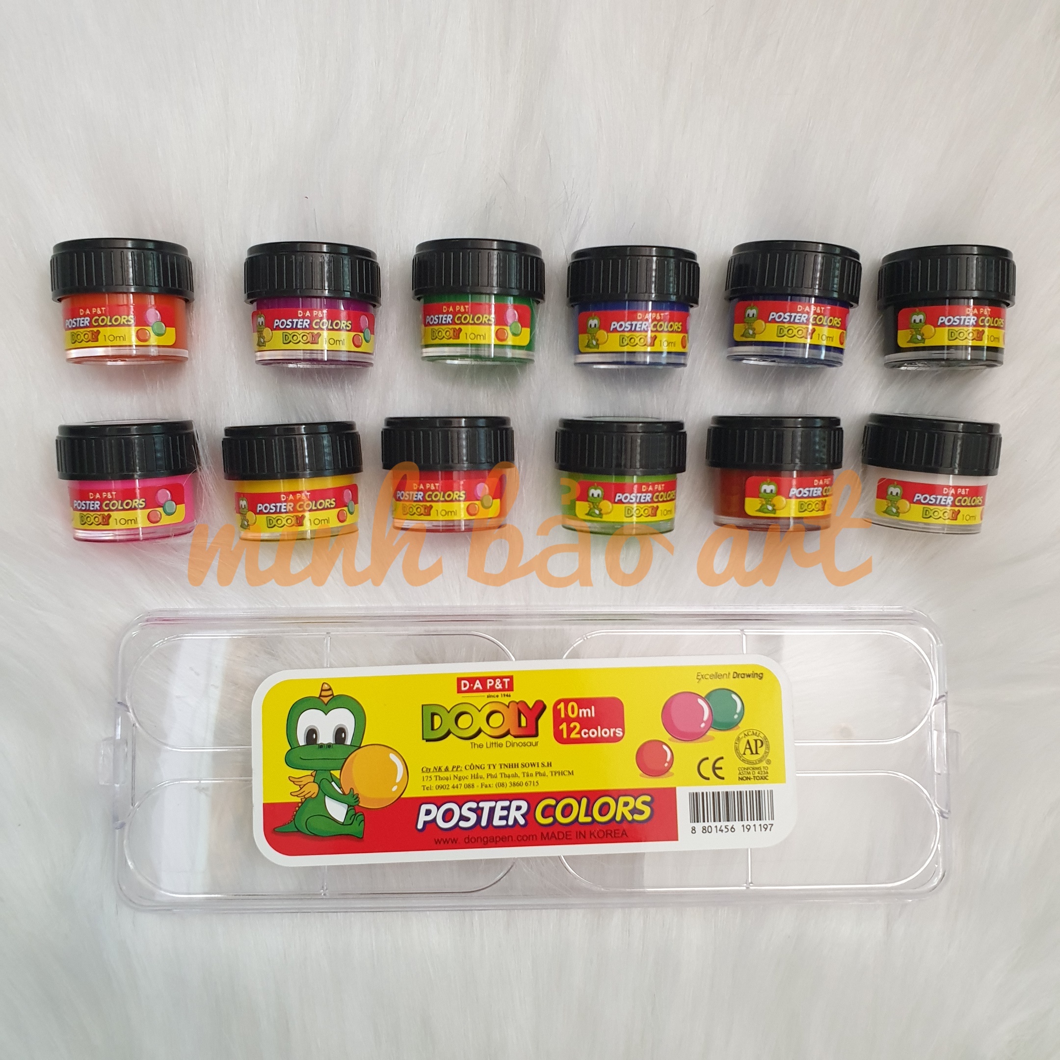 [HCM]MÀU BỘ POSTER DOOLY 10 ML / 30 ML (HÃNG D.A P&T - MÀU HÀN QUỐC)