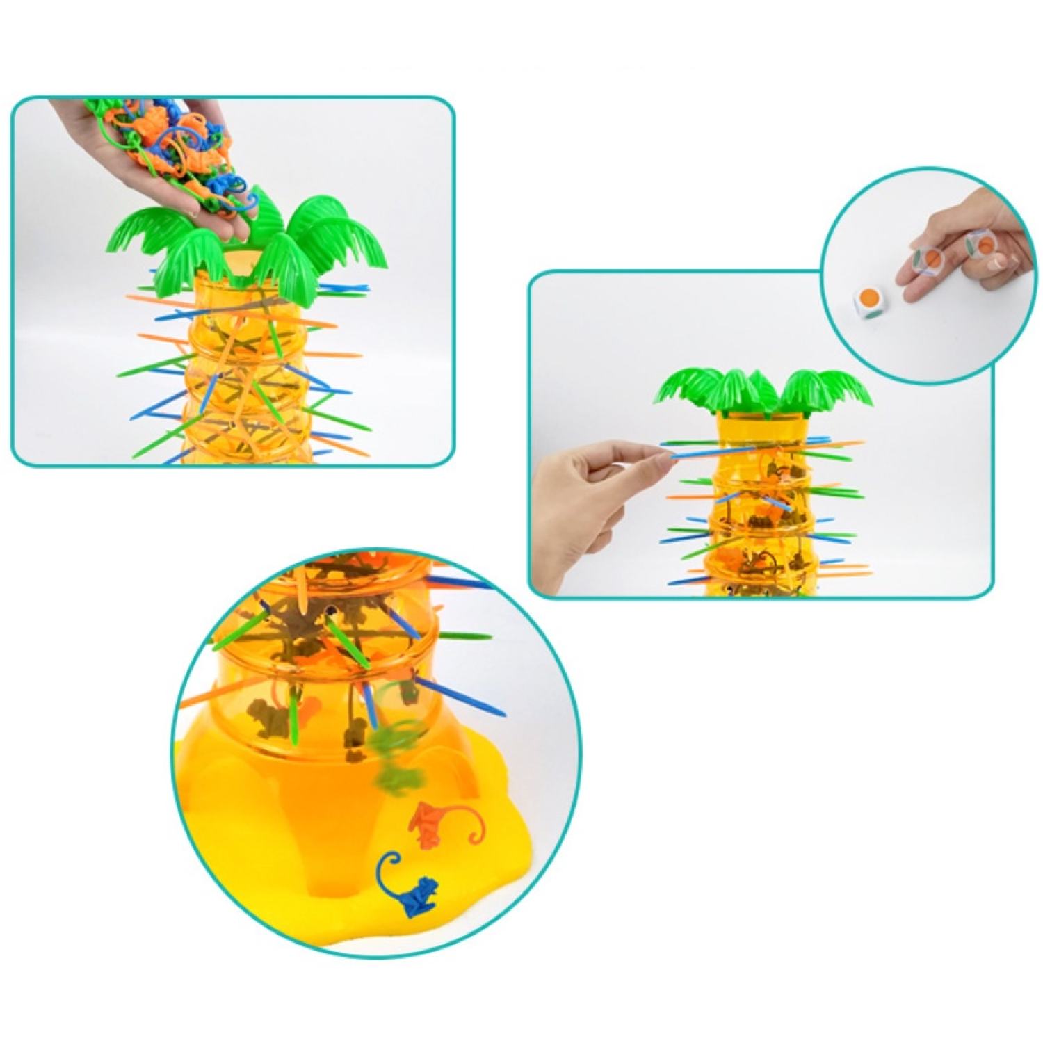 Bộ Đồ Chơi Rút Khỉ Leo Cây Cho Bé