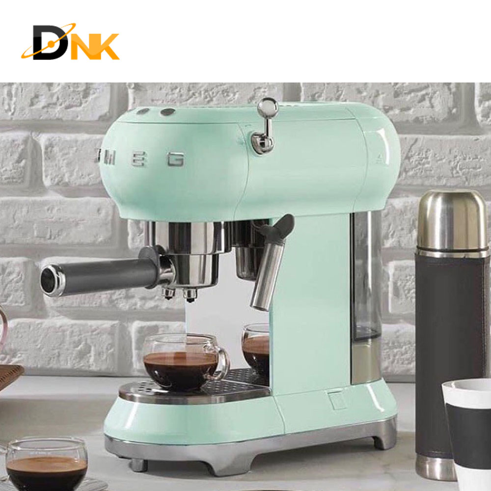 [NK Germany]-Smail ecf01pgeu pastel green mint espresso maker, thermoblock, 15 bar