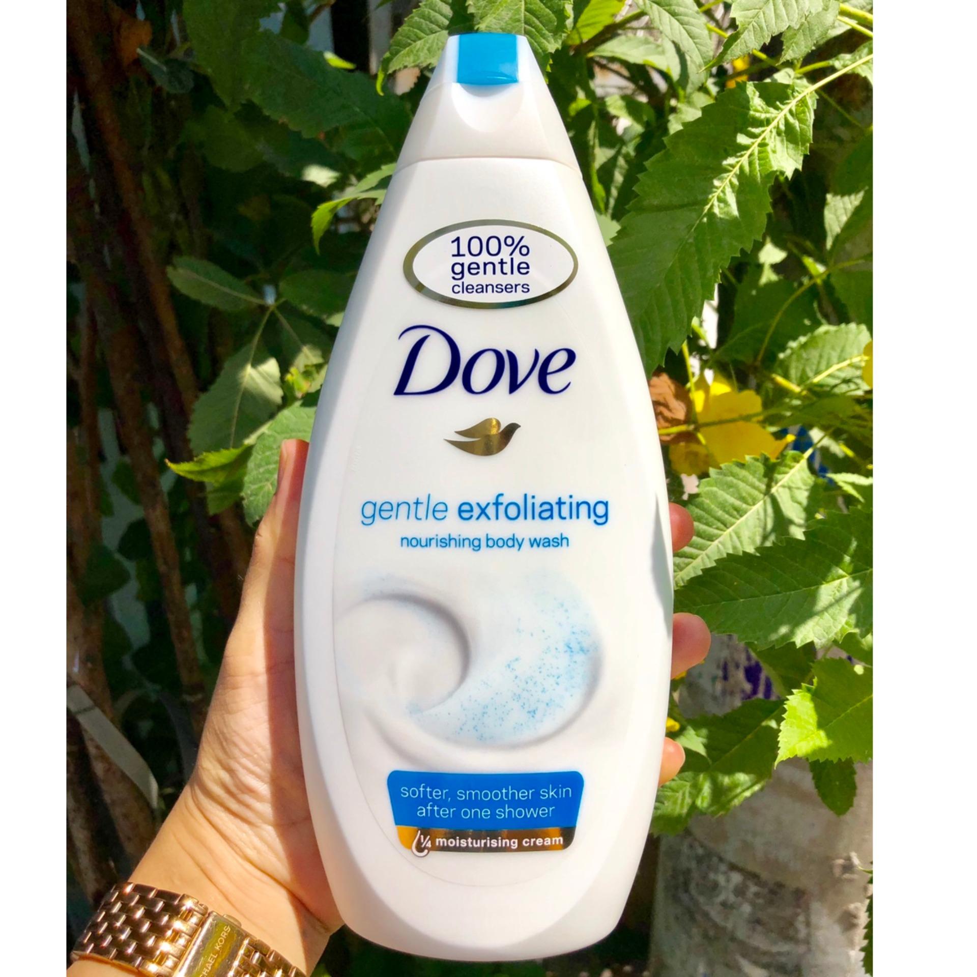 Sữa Tắm Dove Đức - Gentle Exfoliating 500ml (Có Hạt Massage)