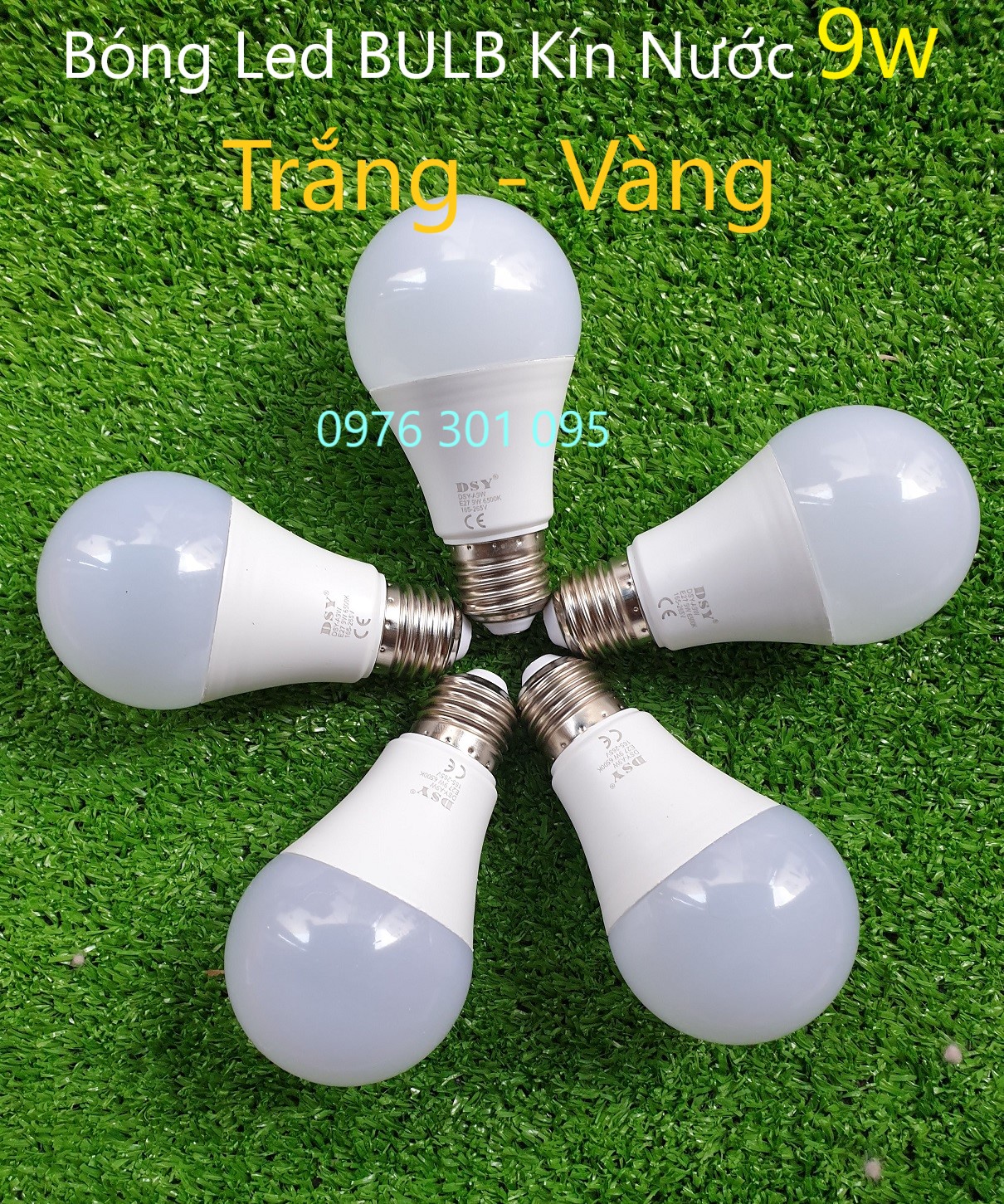 [COMBO 2]  Bóng đèn LED BULB kín nước 3w đến 18w