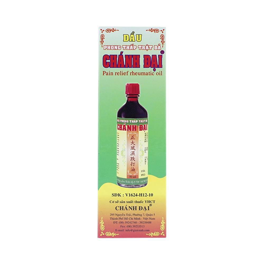 Dầu phong thấp trật đả Chánh Đại 50ml - Combo 25 chai