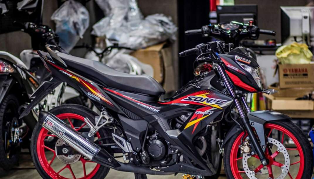 [HCM]Tem rời dán xe sonic đen tem đỏ cao cấp