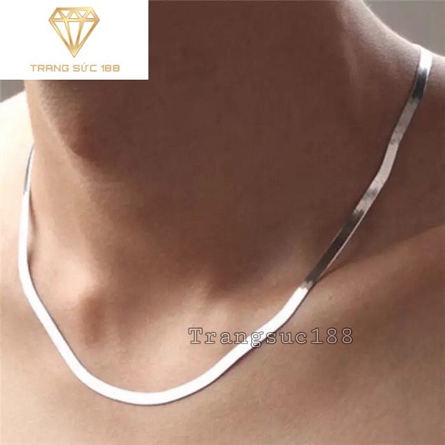 [HCM]Dây chuyền inox nam dây mì DN089