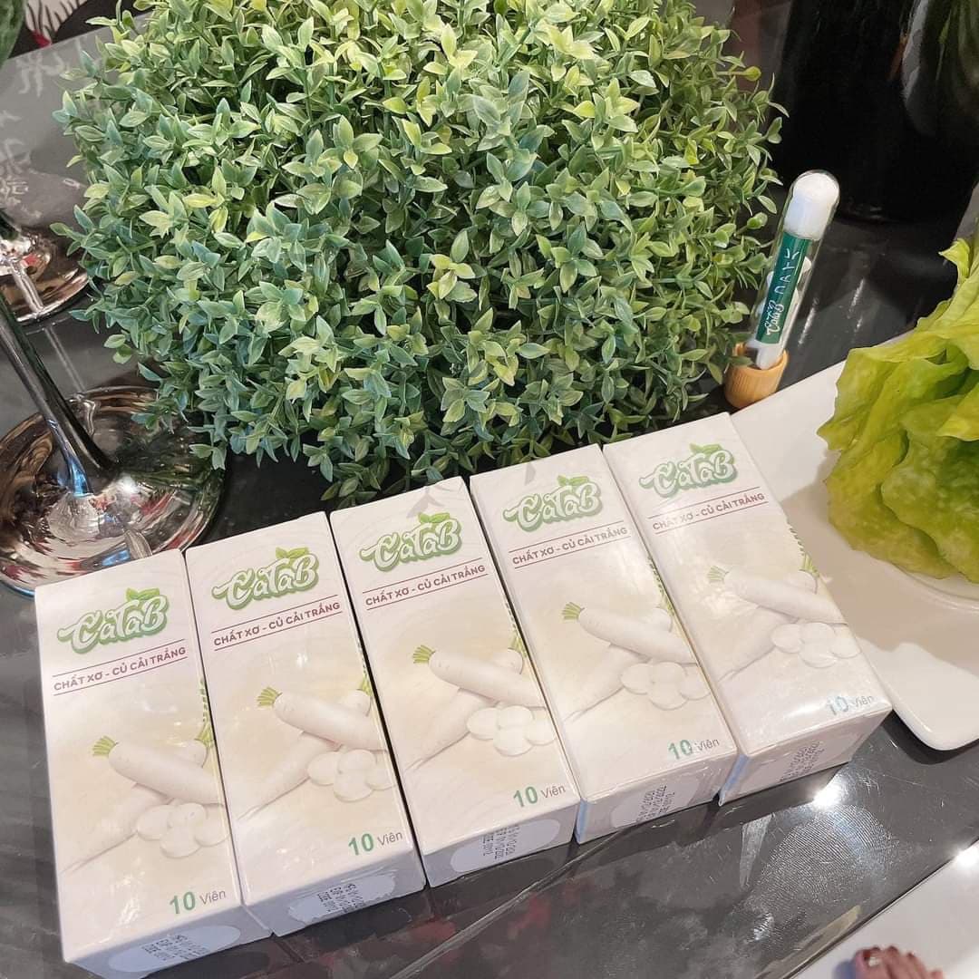 [HCM]Viên xổ mỡ vành ruột - củ cải trắng ( hộp 10viên )