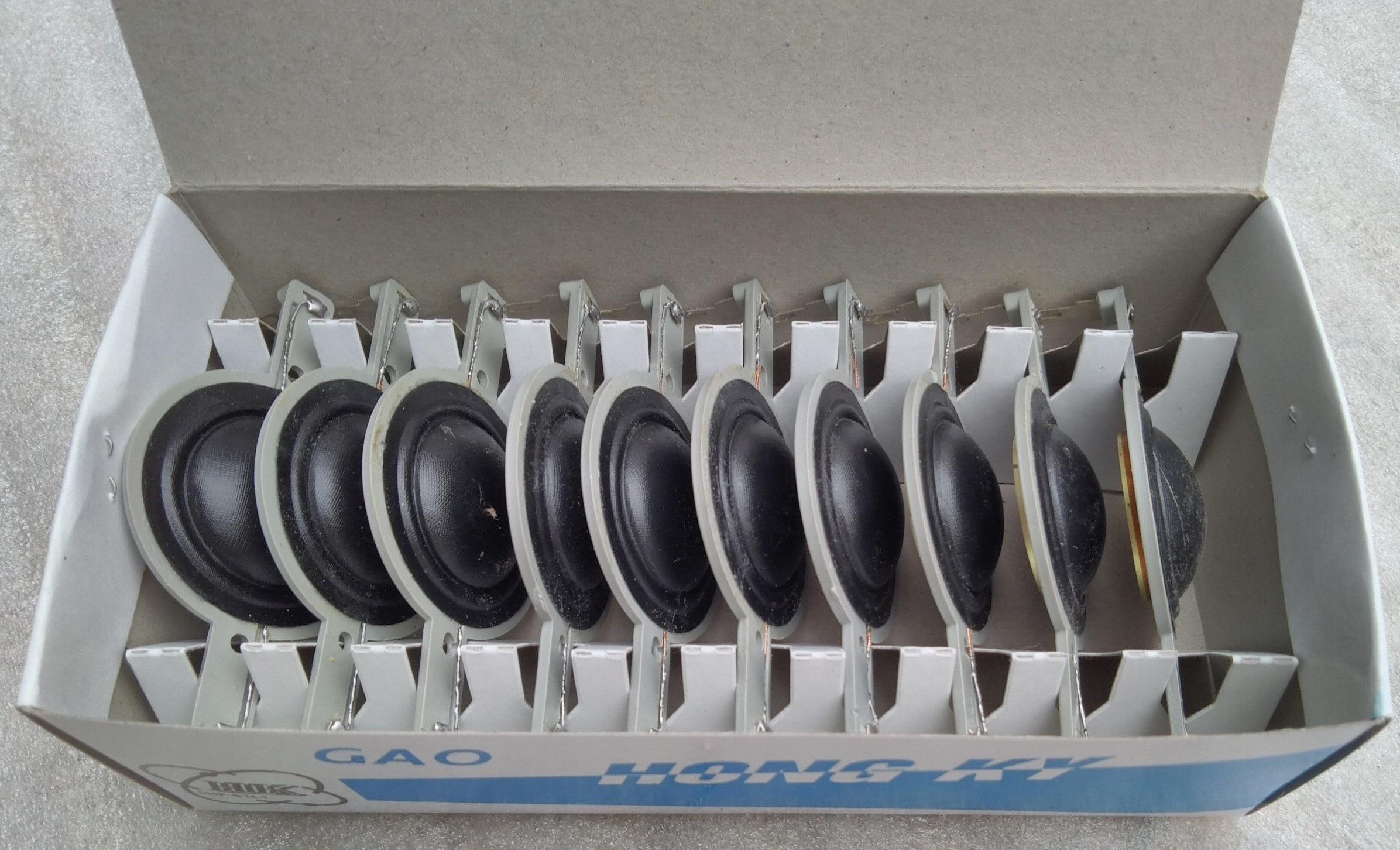 COIL LOA TREBLE 25MM MÀNG LỤA MÀU ĐEN - HỘP 10 CÁI