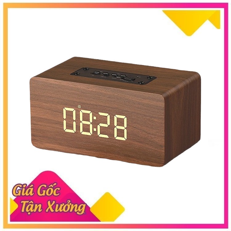 Loa Bluetooth Mini Có Hiển Thị Đồng Hồ Đa Năng W5