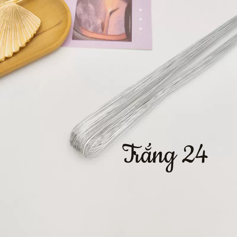Handmade Flower Making Zinc Wire 80cm Long (Soft Zinc Wire 24/26)