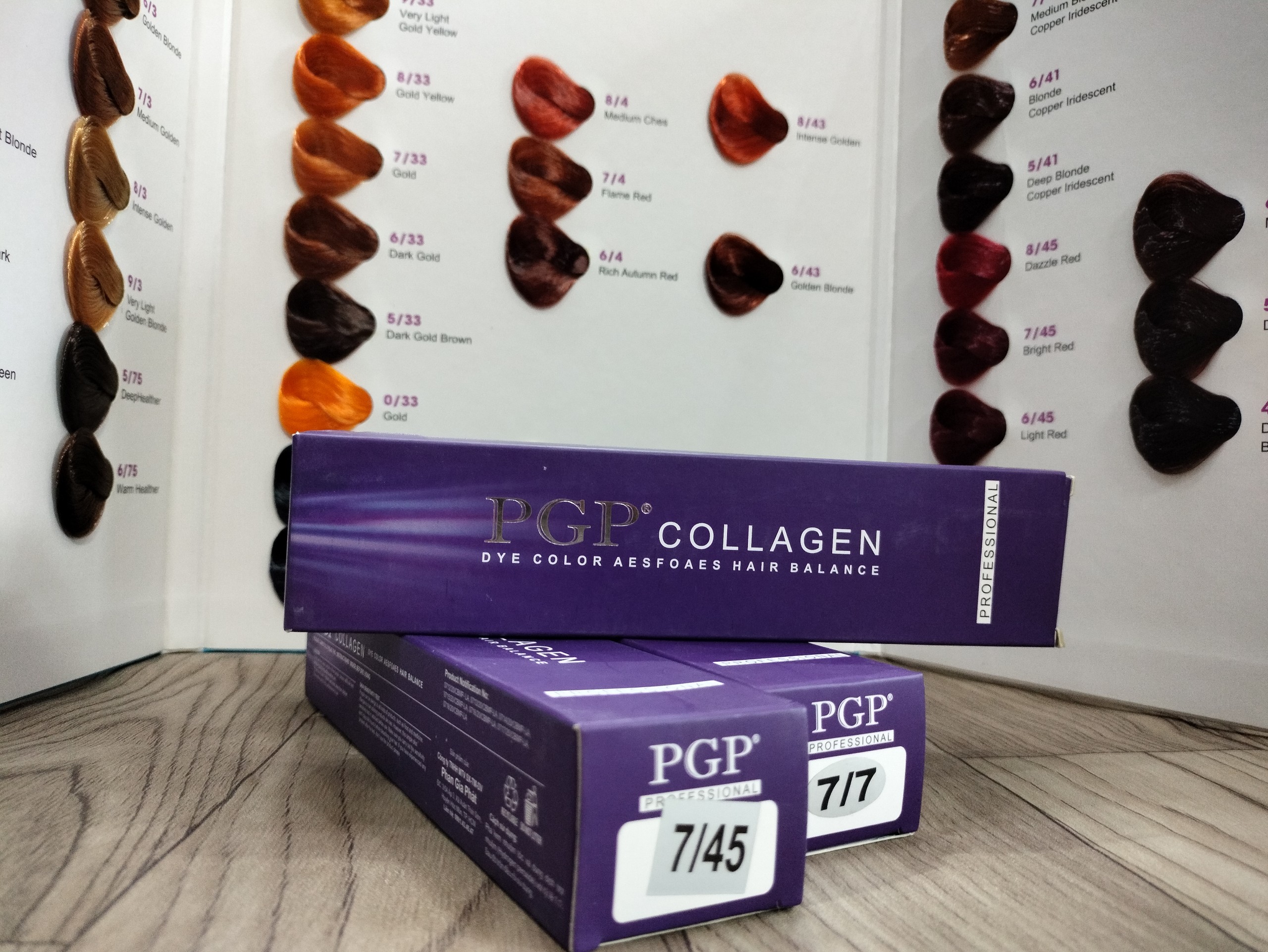 Màu nhuộm tóc PGP không có Oxy