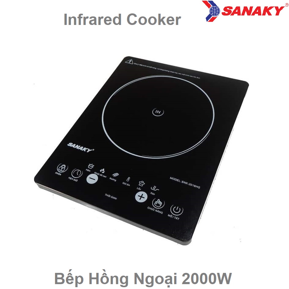 Bếp hồng ngoại Sanaky 2000w