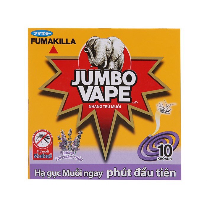 Combo 5 hộp nhang muỗi hương lavender Jumbo