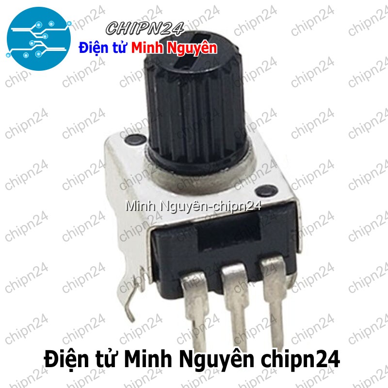 [4 con] (F170) Biến trở RV09 Dọc Trục Ngắn (1K/2K/5K/10K/20K/50K/100K RV0931 Trục 7.5MM) - [Chọn Loại] - HHH.00490