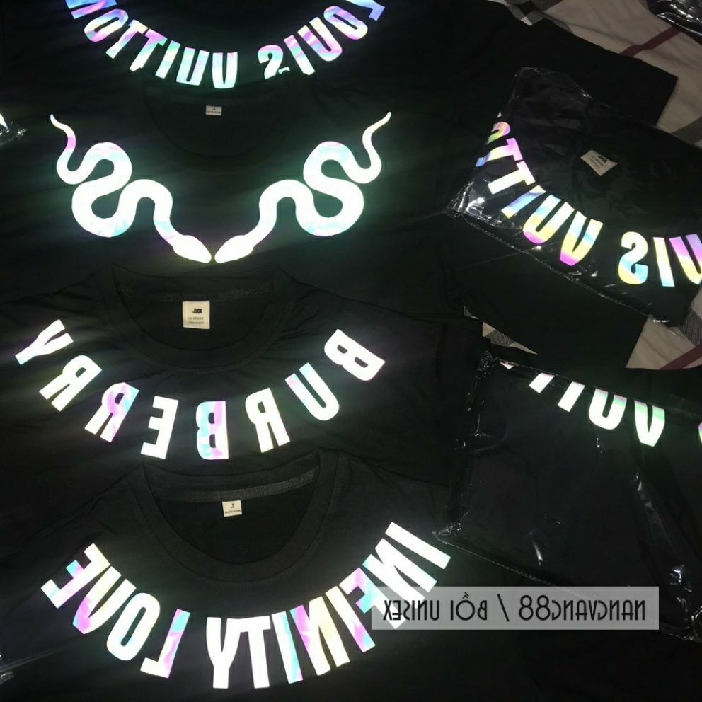 Áo thun TAY NGẮN phản quang 7 màu Luon vuituoi size 3xl, 4xl(CHỤP FLASH)