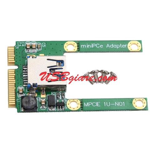 CARD MỞ RỘNG CHUYỂN ĐỔI MINI PCI-E TO USB 3.0 INTERFACE RISER CARD