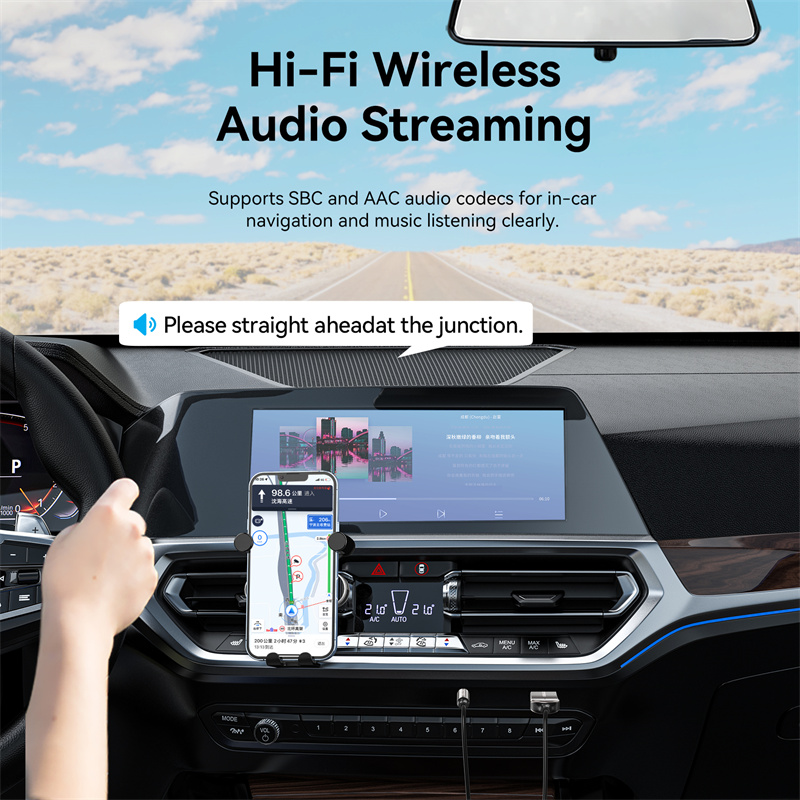 Vention 3.5mm Bluetooth 5.4 Receiver Adapter for car 3.5mm Jack Aux USB Bluetooth Receiver Wireless Audio Music Bluetooth Transmitter
