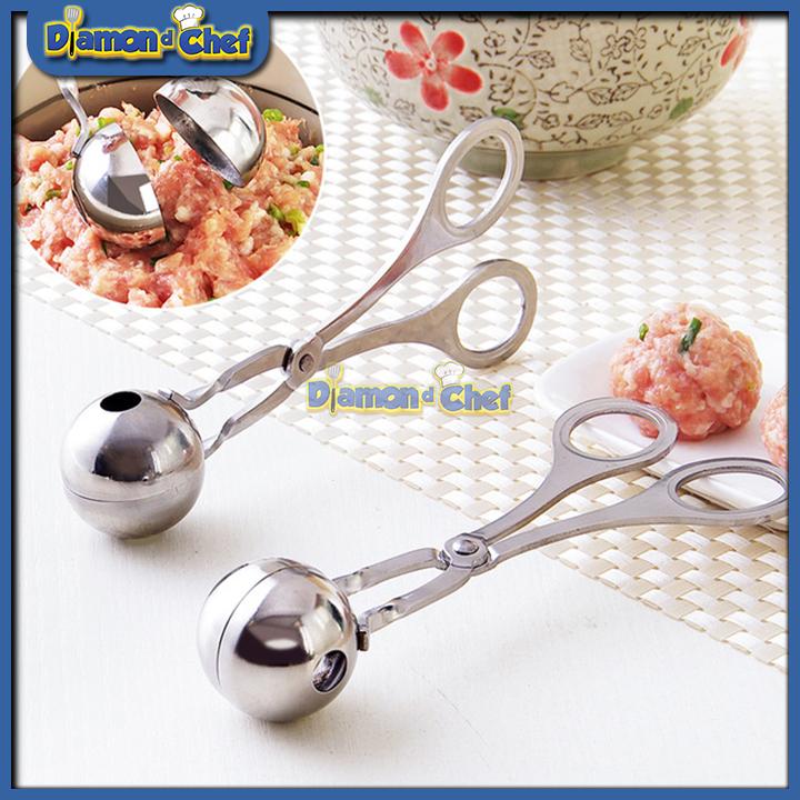 Dụng cụ kẹp thịt viên chả viên inox