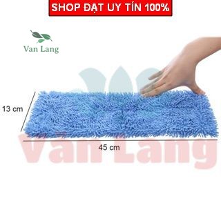 Một tấm lau microfiber Homeinno Chính Hãng thay thế cây lau nhà 45cm
