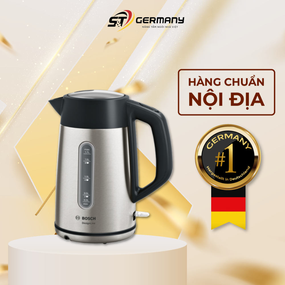 Ấm siêu tốc cao cấp bosᴄh twk4p440 dung tích 1.7 lít hàng gia dụng nội địa đức chất lượng cao germanysnt 10001