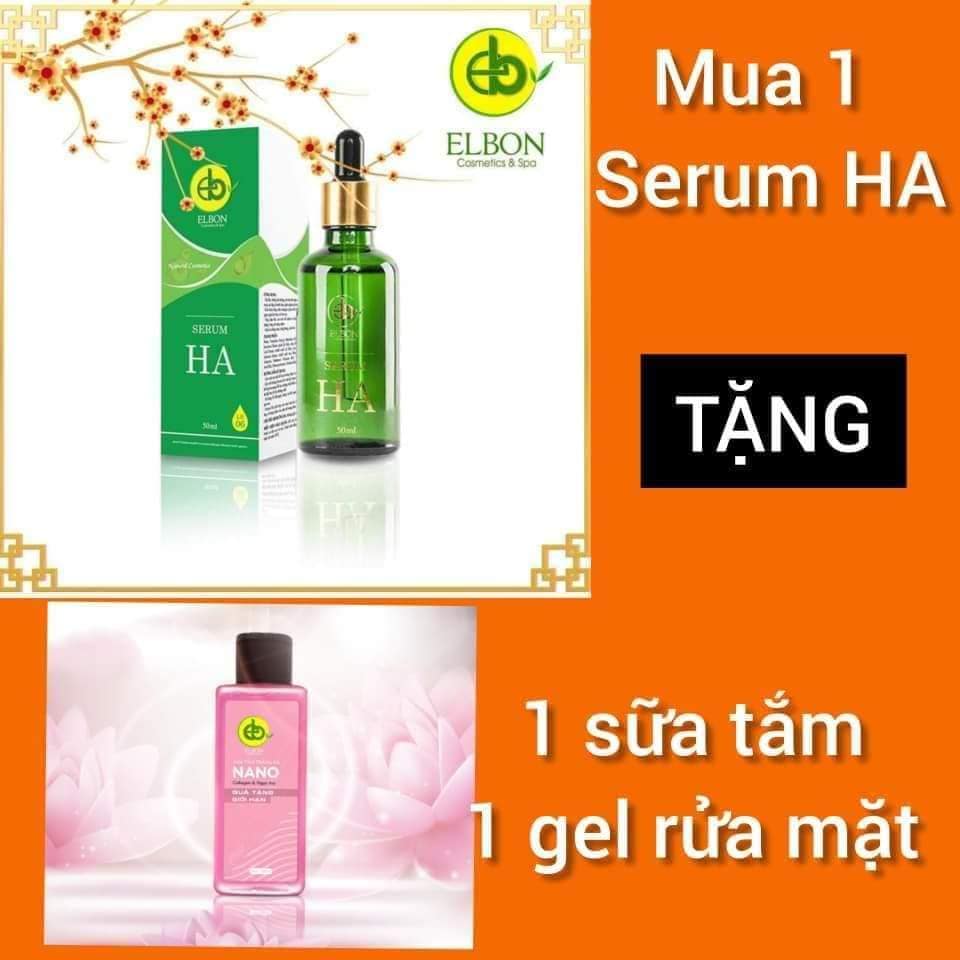 Serum HA cấp ẩm dưỡng da cao cấp Elbon