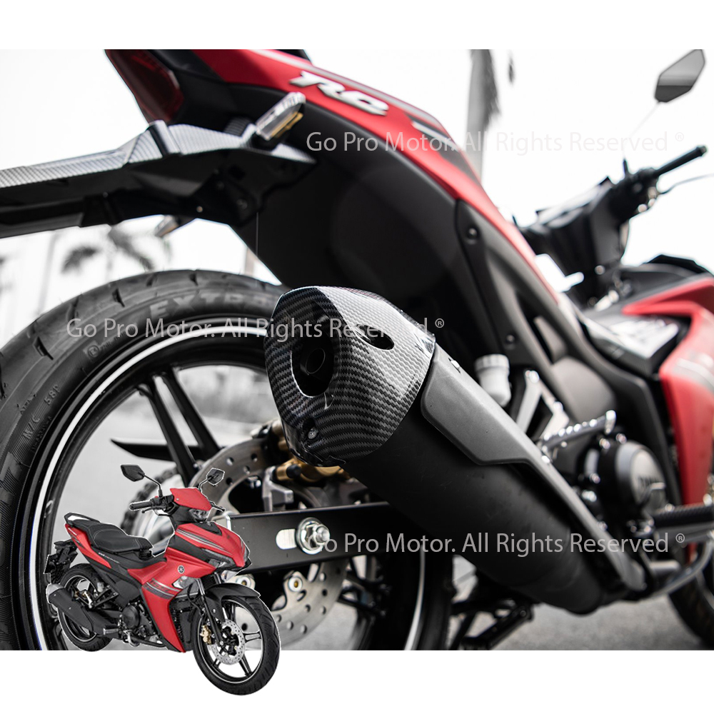 Chụp Đích Pô EXCITER 155 VVA Xi Carbon