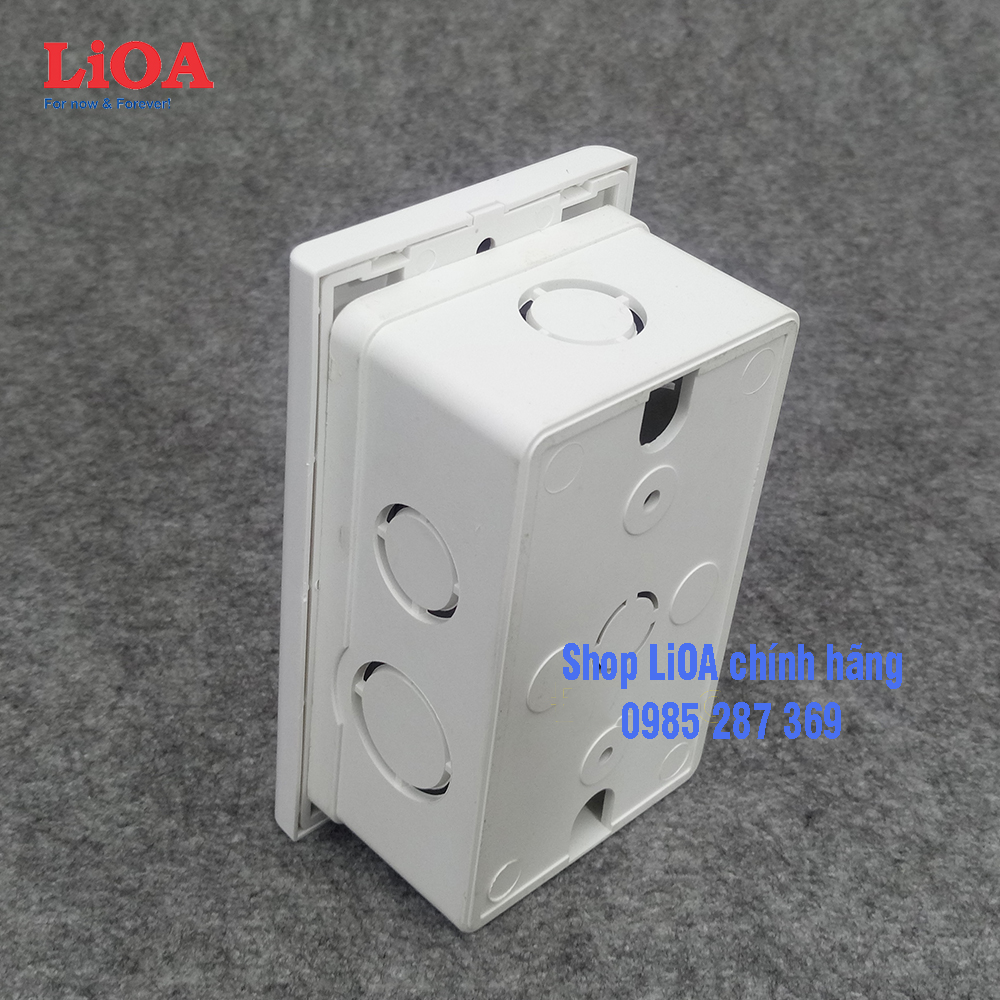 Combo ổ cắm điện ba 2 chấu 16A LiOA (3520W) - Âm tường