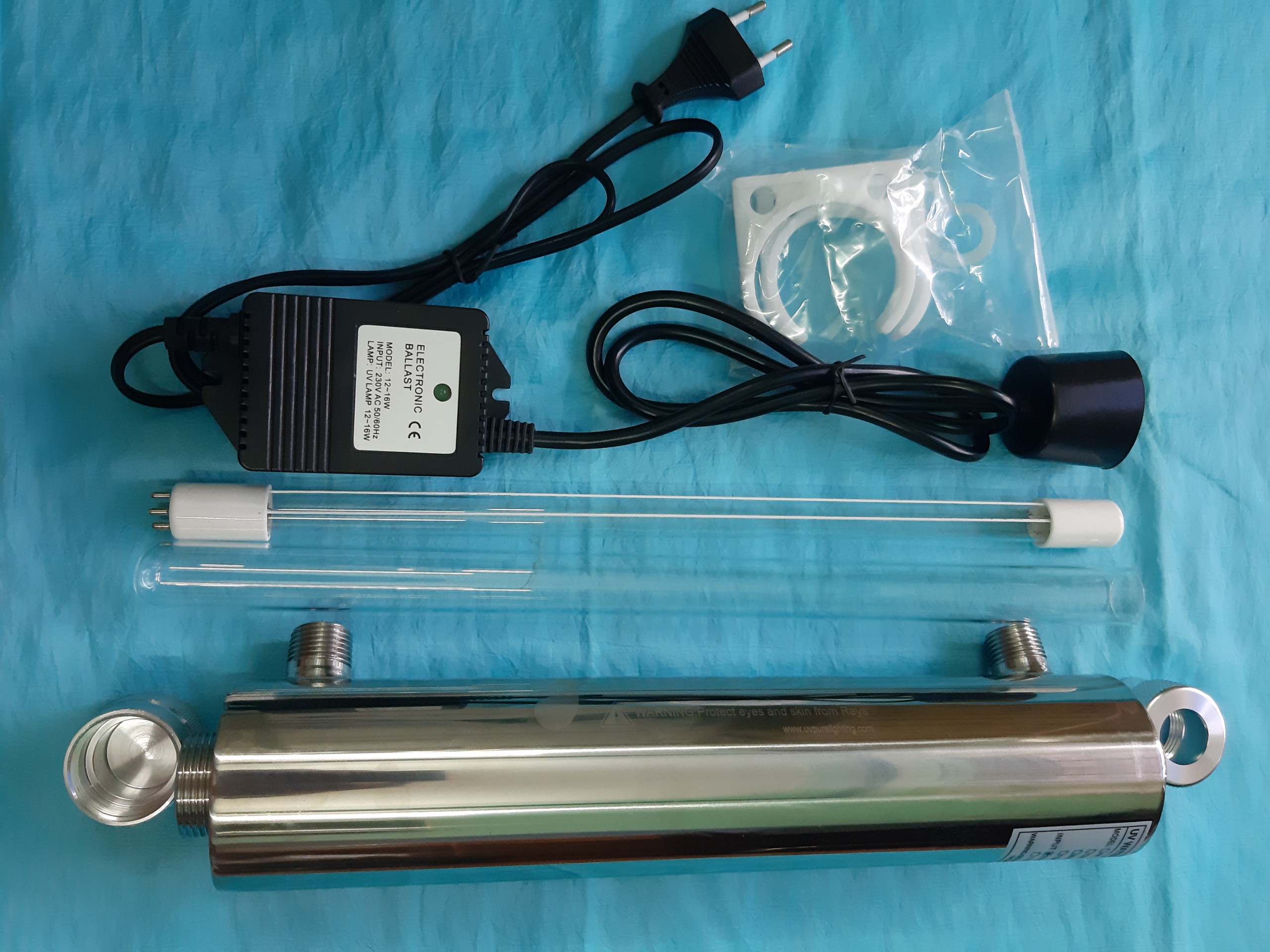 ĐÈN UV 14W,ĐÈN CỰC TÍM -DÀNH CHO MÁY LỌC NƯỚC