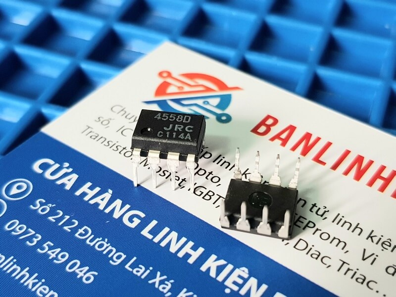 [Combo 5 con] 4558D, JRC4558D, NJM4558D, JRC4558 IC Thuật toán DIP-8