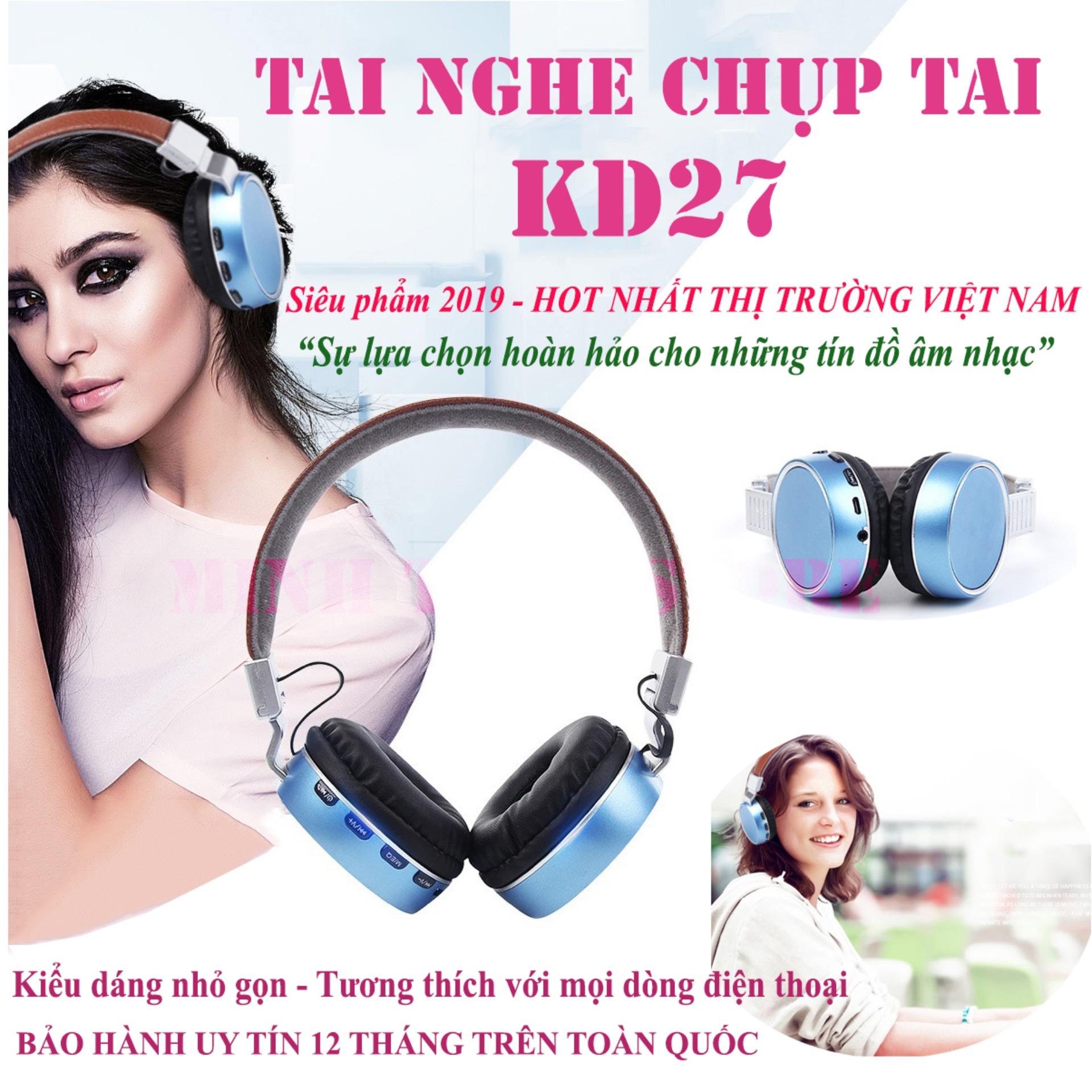 Tai nghe bluetooth không dây cao cấp . tai nghe bluetooth extra bass ,tai nghe kd27 được thiết kế nhỏ gọn , dễ dàng mang theo mọi lúc -top 5 tai nghe được săn đón năm 2019