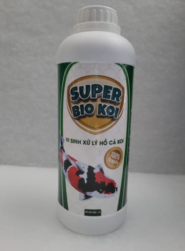 Vi sinh - men vi sinh bể cá - vi sinh hồ cá koi Super Bio Koi, Super Bio Gold, Super Bio.