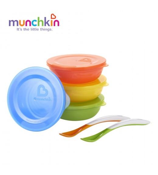 BỘ 4 BÁT CÓ NẮP + 2 THÌA MUNCHKIN