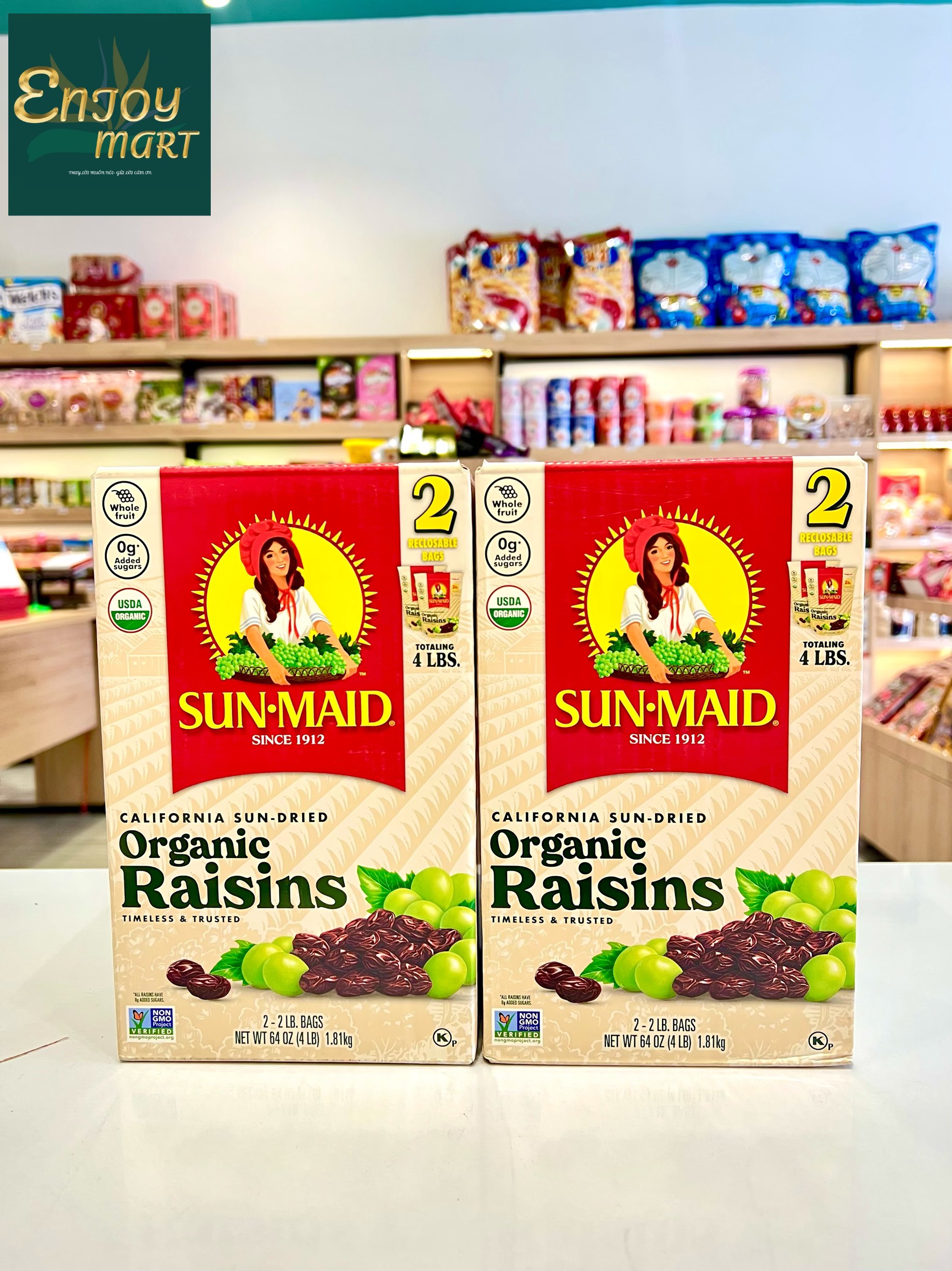 NHO KHÔ ORGANIC RAISINS SUNMAID