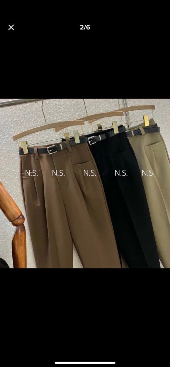 Baggy mã 836 kèm đai thắt lưng