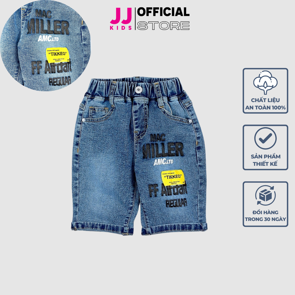 Quần jean bé trai,quần jean lững bé trai năng động thoải mái full size | FREESHIP MAX - JJ Kids Fashion