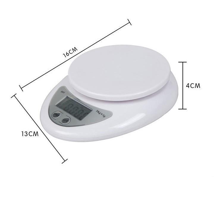 Cân nhà bếp điện tử Electronic Kitchen Scale 5kg