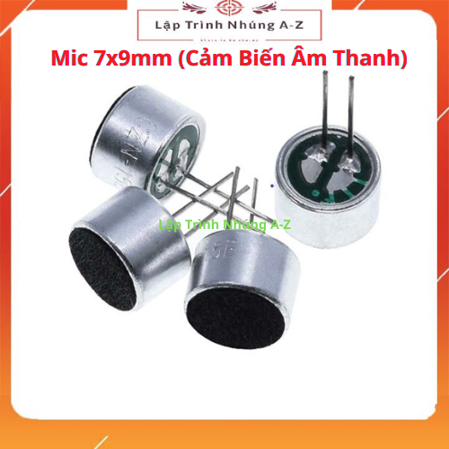 [lập trình nhúng a-z][160] mic 7x9mm (cảm biến âm thanh)