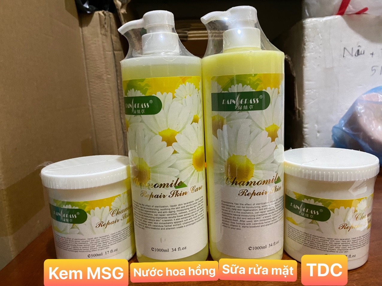 Sữa rửa mặt hoa cúc 1000ml