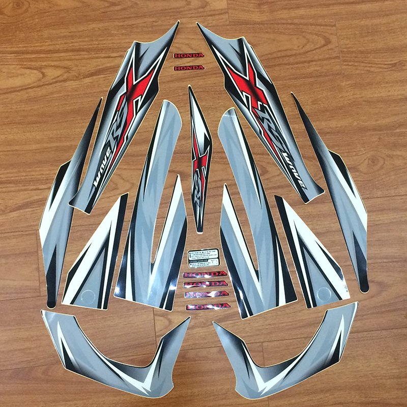 Bộ Tem dán sườn xe wave rsx 110 - tem 3 lớp