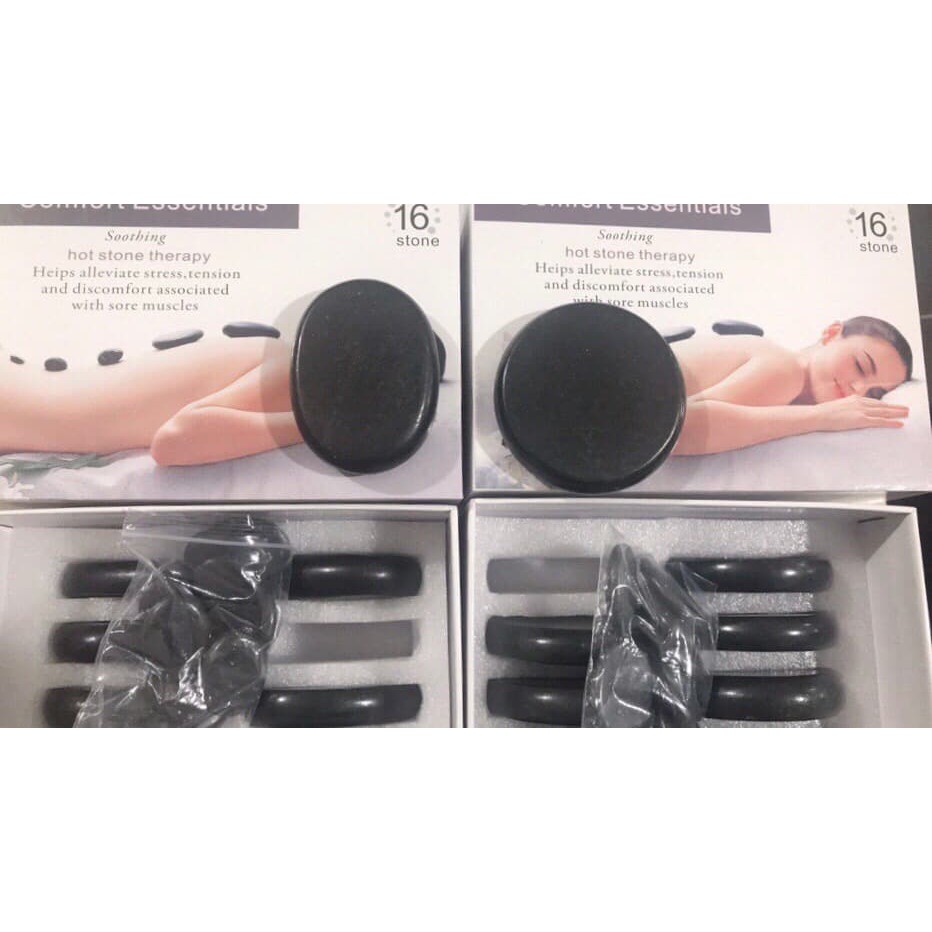 ĐÁ NÓNG MASSAGE SPA BỘ 16 VIÊN
