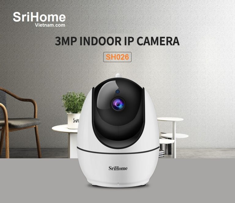 [HCM]CAMERA WIFI SRIHOME SH026. Bảo hành 24 tháng.