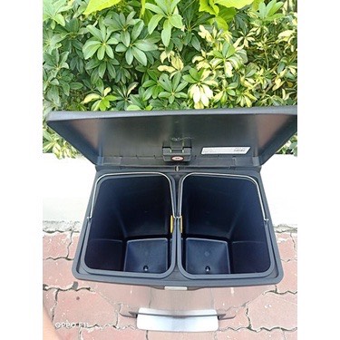 Thùng rác FITIS PRIME lõi chứa ĐƠN hoặc ĐÔI(26L-32*40*51cm)( 🎁 SÁP THƠM)