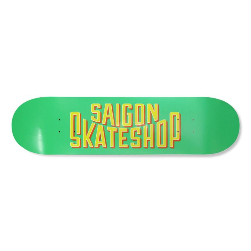 Mua Mặt Ván Trượt Skateboard Chuyên Nghiệp Việt Nam- SAIGON SKATESHOP OG LOGO PASTEL GREEN DECK