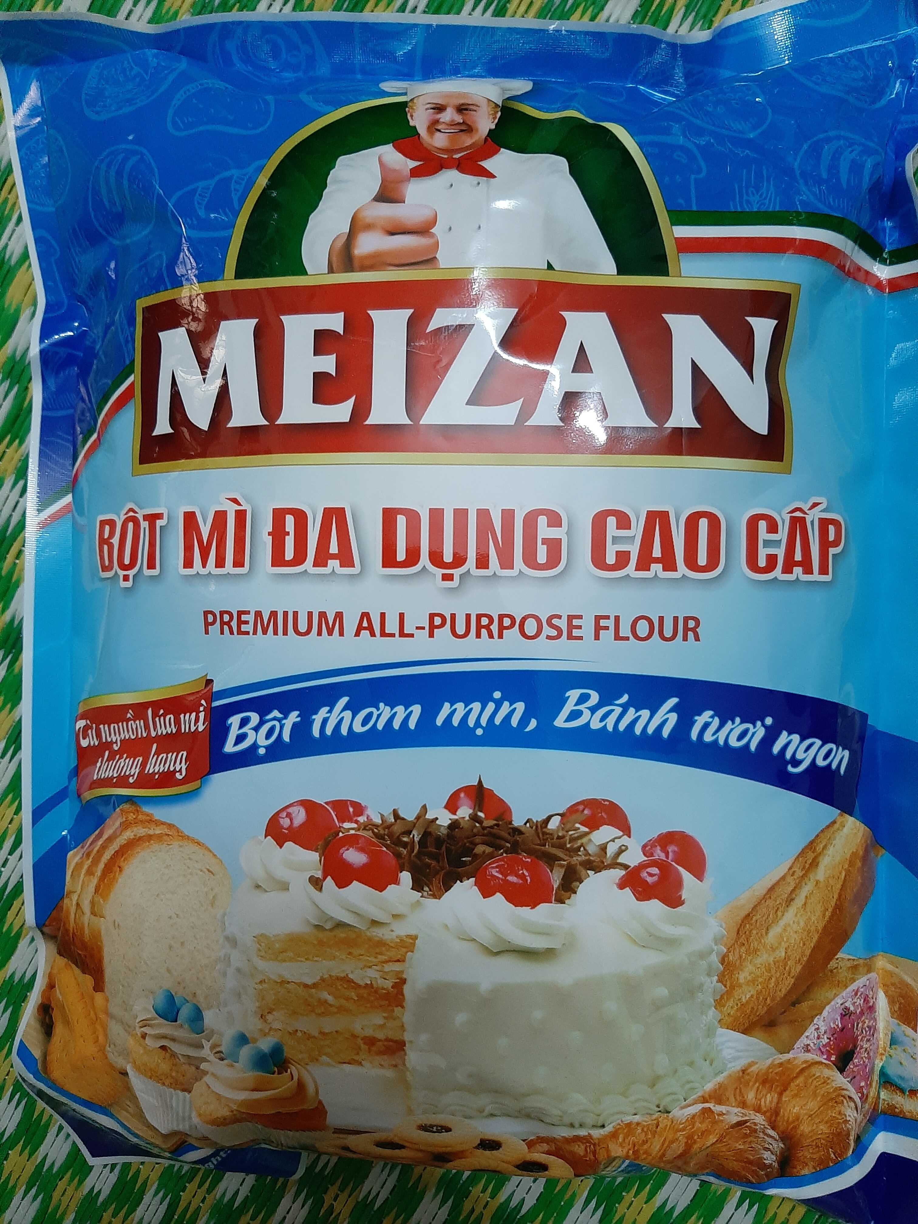 BỘT MÌ ĐA DỤNG CAO CẤP MEIZAN - Số 11 Gói 1Kg