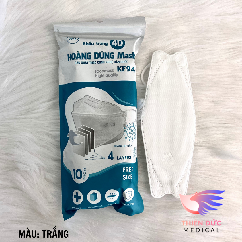 Thùng 300 Cái Khẩu Trang KF94 Hoàng Dũng