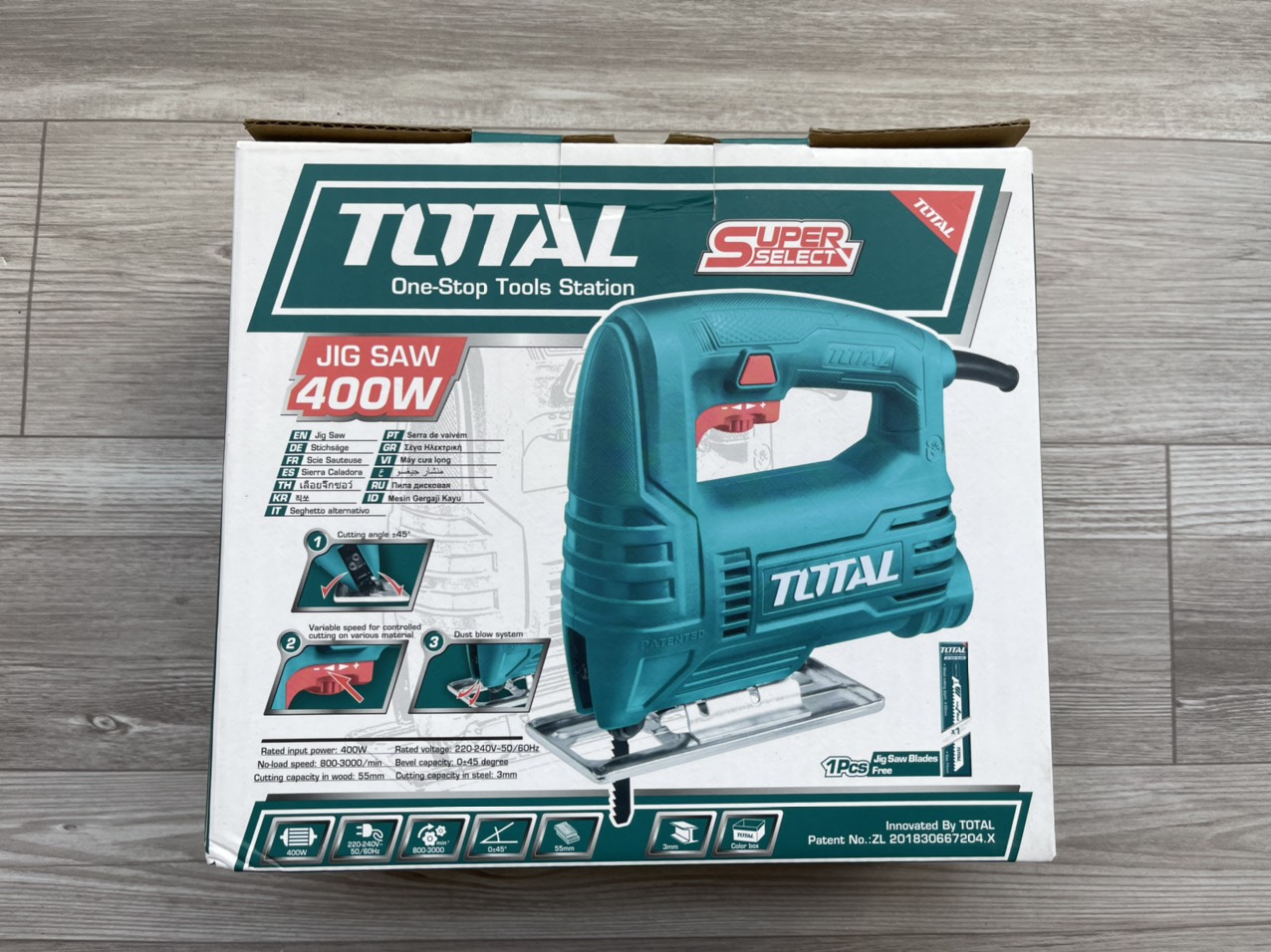 [HCM]Máy cưa lọng Total 400W TS2045565 ( TẶNG KÈM 5 LƯỠI CƯA GỖ )